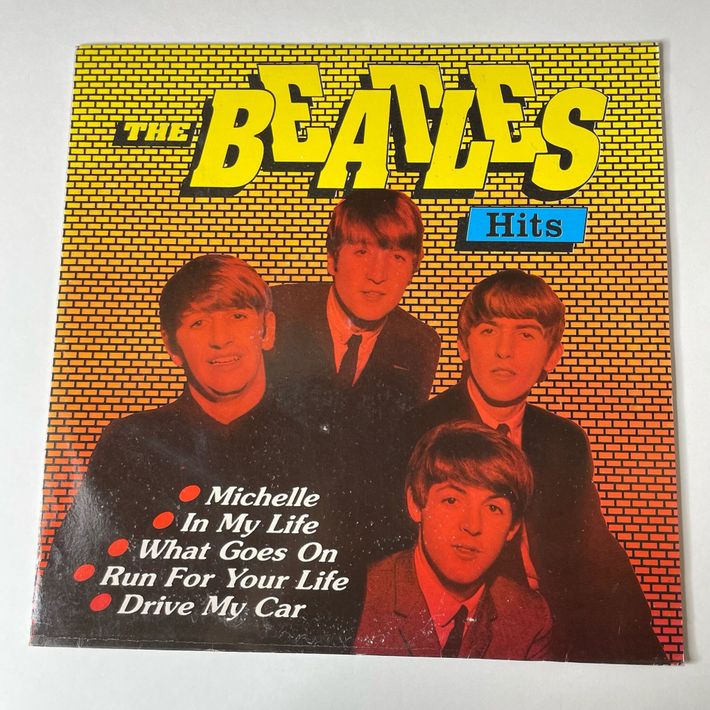 Винтажная виниловая пластинка LP The Beatles Битлз Hits Хиты (СССР 1991)
