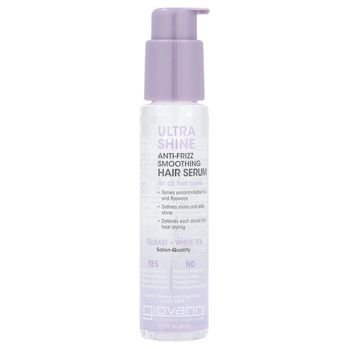 Giovanni, 2Chic®, Ulra Shine Anti-Frizz Smoothing Hair Serum, Tsubaki +White Tea, 2.75 fl oz (81 ml)