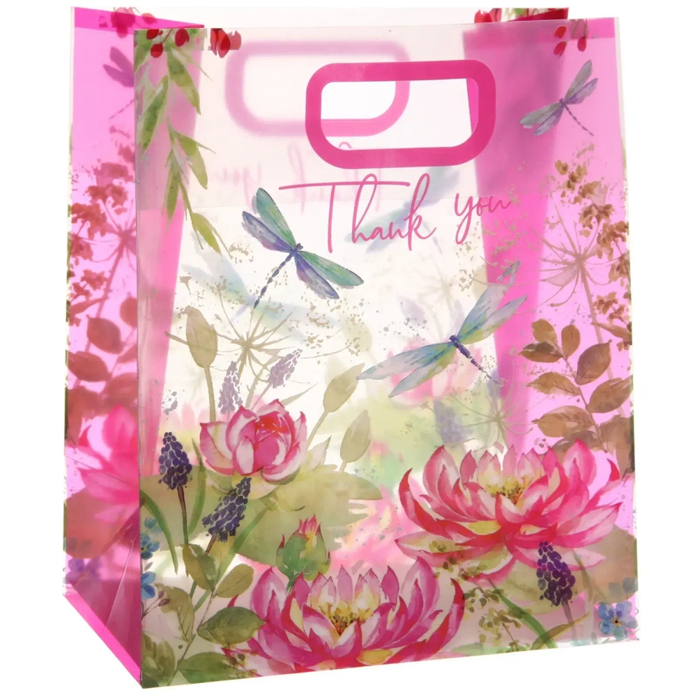 Пакет подарочный «Изящный сад» 25*15*30 см