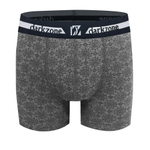 Серые трусы-боксеры с текстурированным принтом (Размер: S) (Цвет: серый)
