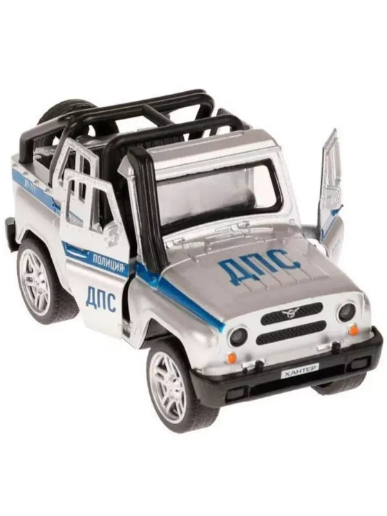 Машинка детская металлическая UAZ Hunter Полиция 11,5 см