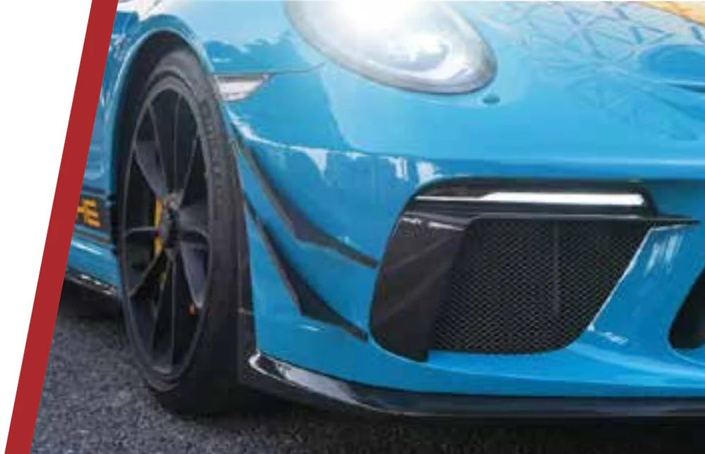 Карбоновые канарды переднего бампера KARBEL для PORSCHE 911 991.2 GT3 2015–2020