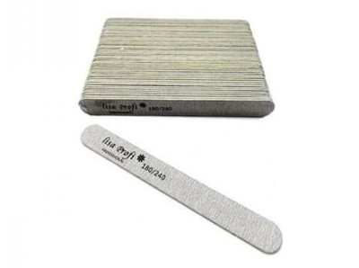 Пилка для натур. ногтей Lisa Profi Арт.35315 (180/240) прямая мини 50 шт WB