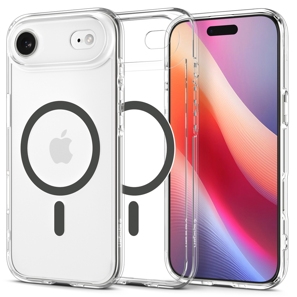 Чехол Spigen Ultra Hybrid Magsafe для iPhone 17 Air прозрачный/графит