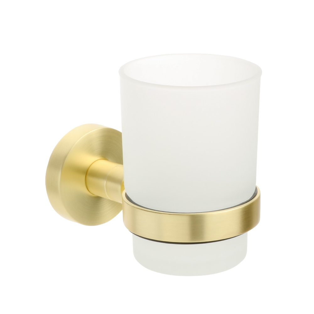 Подстаканник одинарный FIXSEN "COMFORT GOLD" золото-сатин FX-87006