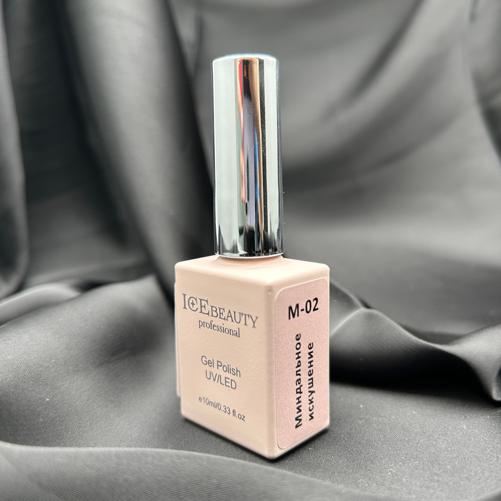 IceBeauty Гель-лак M-02 "Миндальное искушение", 10 мл