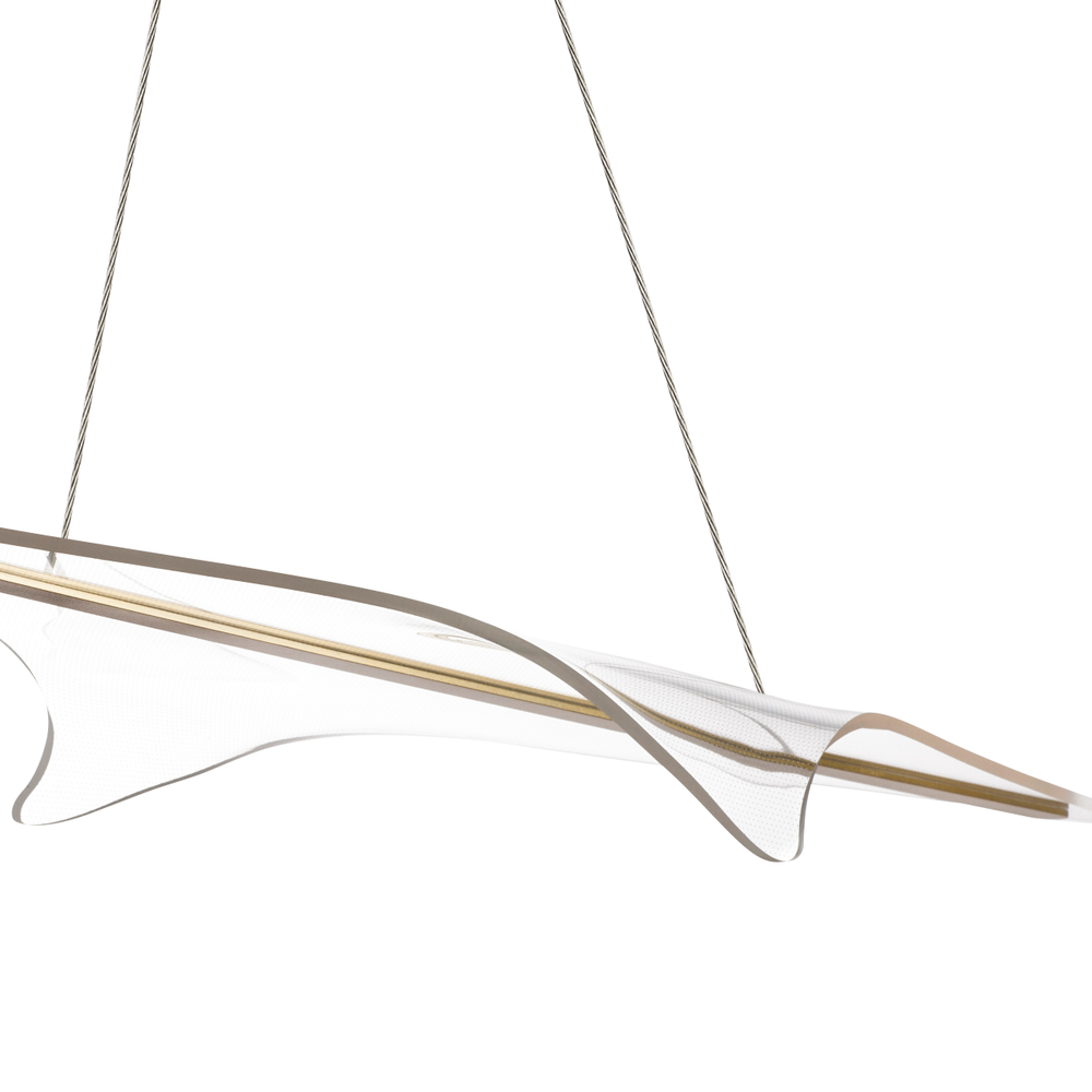 731313 Люстра VARESE 29W LED 2888LM 360G ЗОЛОТО 3000K