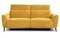 Диван-реклайнер с электроприводом Jasper, 200 см, желтый