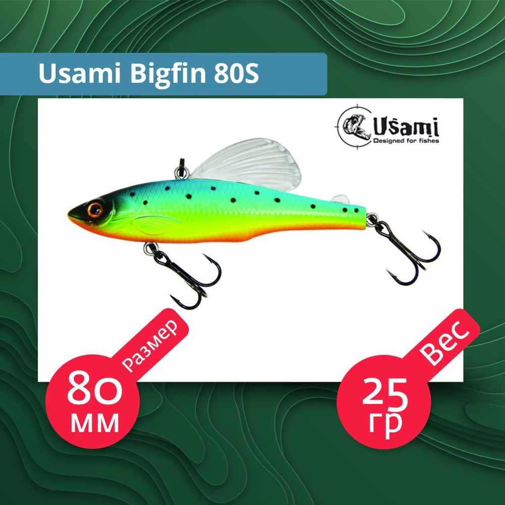 Воблер для рыбалки Usami Bigfin