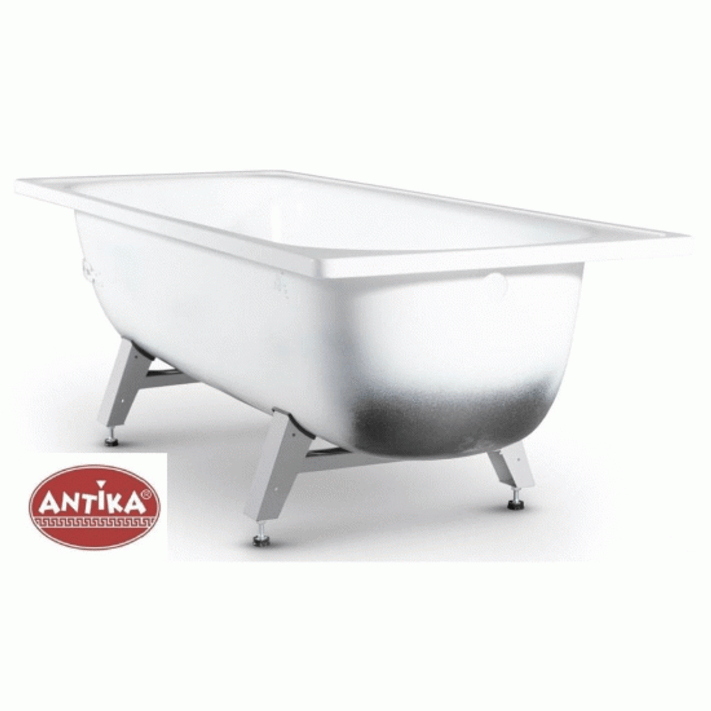 Ванна стальная 1,5х0,7м. АНТИКА белая+ножки