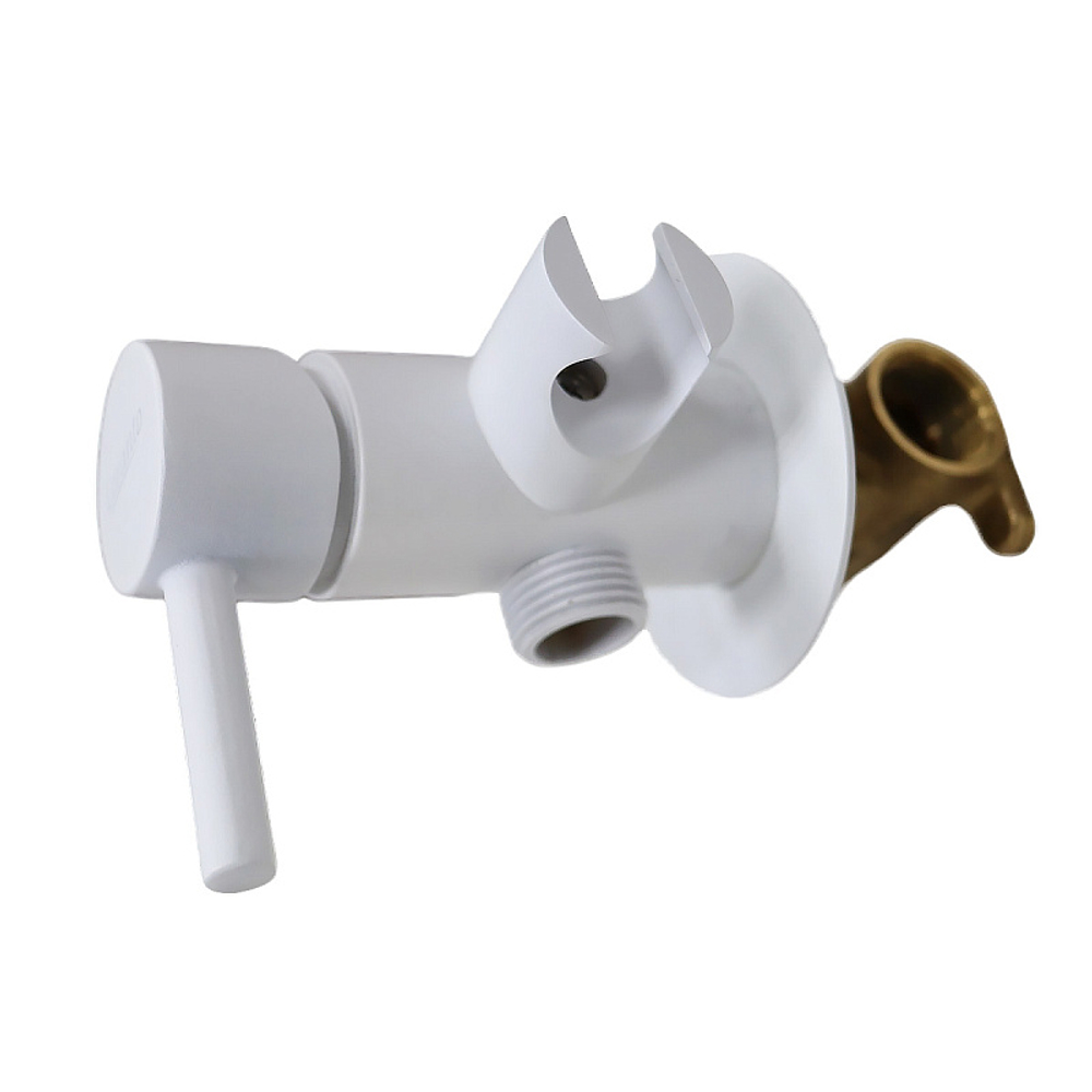 Гигиенический душ Loranto со смесителем, однорычажный, белый (LR80544000)