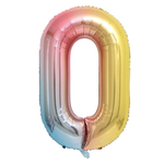 Шар цифра РАДУГА 100см