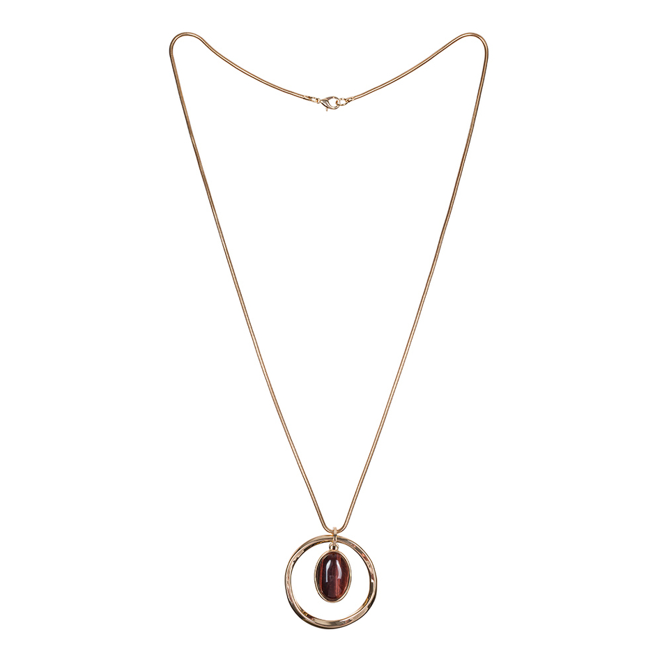 Колье Fiore Luna COFFE AGATE LN5146 BR/G