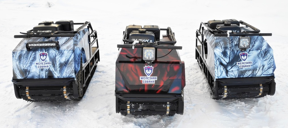 Мотобуксировщик Irondog (Железная собака) M500 20 Камуфляж Охотник