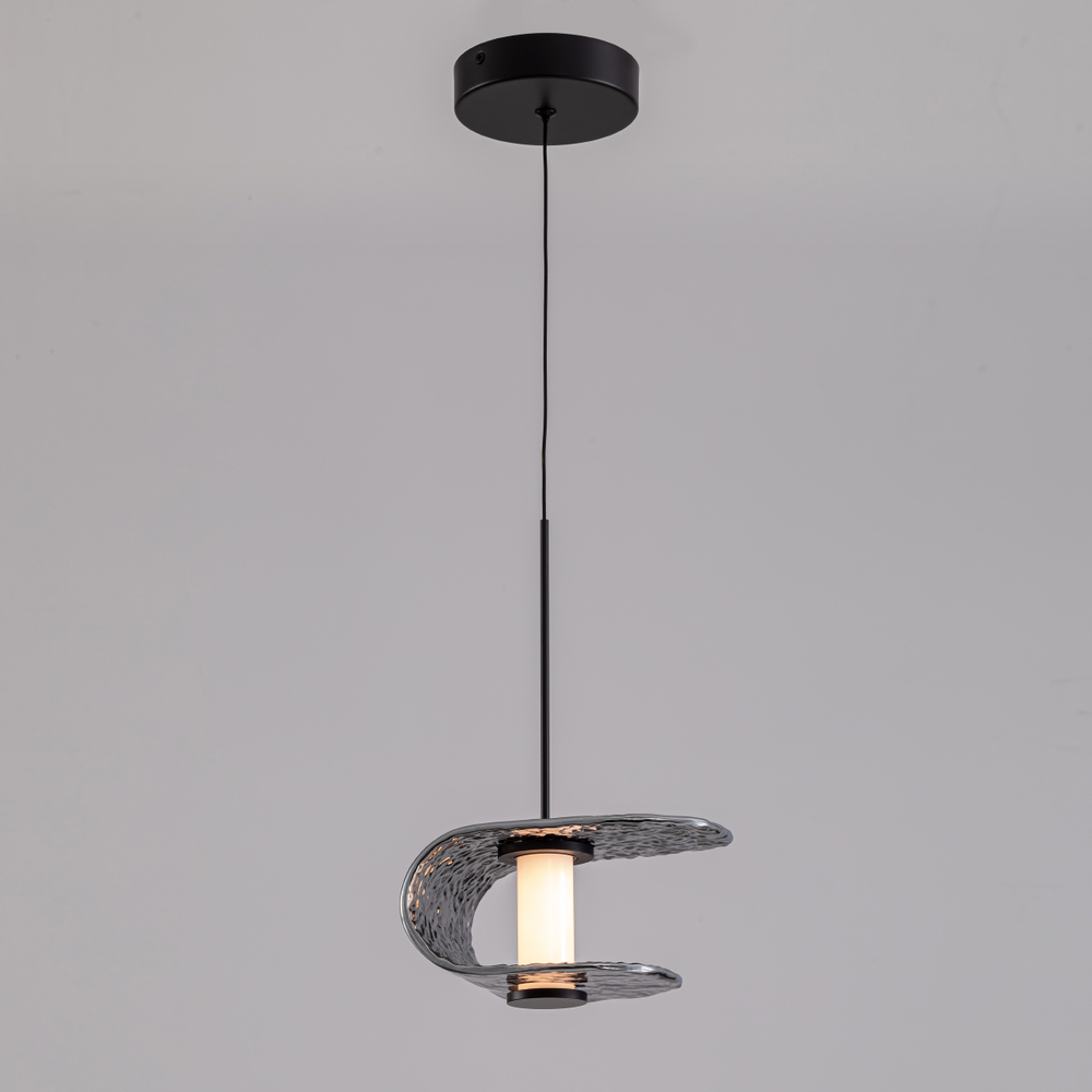 Подвесной светильник MD24020901-1A black/smoky