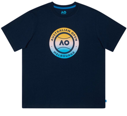 Женская теннисная футболка Australian Open Round Logo - небесный