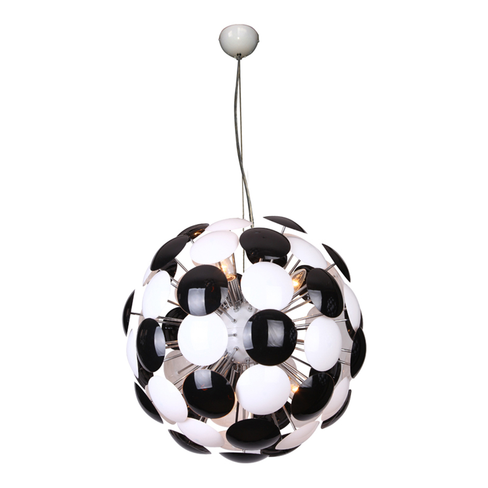 Люстра 3027/6S Black/White