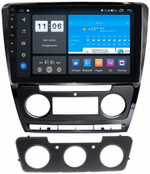Магнитола для Skoda Octavia A5 2004-2013 (рамка черная глянцевая) - Vomi ZX342R10-7862 Android 10, ТОП процессор, SIM-слот