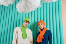 Шарф Yong, оранжевый