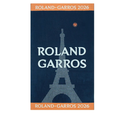 Теннисное полотенце Roland Garros Official Players Logo 2026 Beach - navy/orange