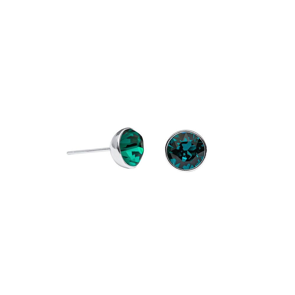 Серьги-пусеты Fiore Luna Emerald SWE298 EM S