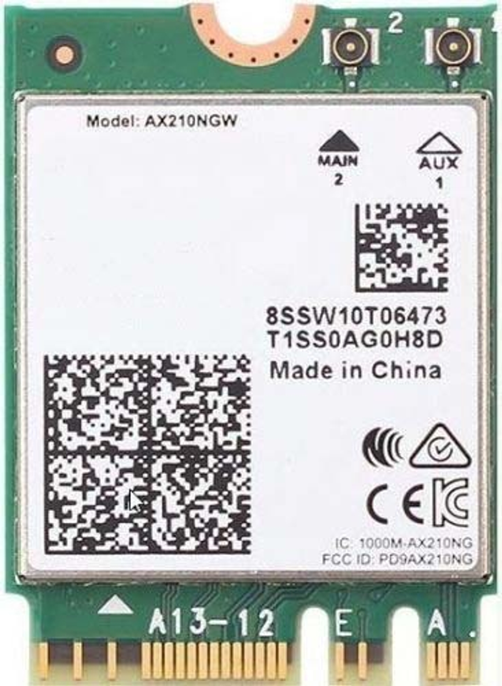 Сетевая карта  Intel AX210.NGWG.NV