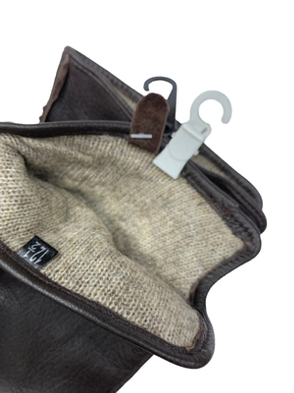 Перчатки. Мужские. Материал верха: Кожа оленя. Подклад: Трикотаж-шерсть. 5 шт в упаковке.