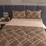 Комплект постельного белья Сатин с Одеялом 100% хлопок 160x80 на резинке OBR153