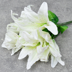 Цветы искусственные "Лилии", цвет белый