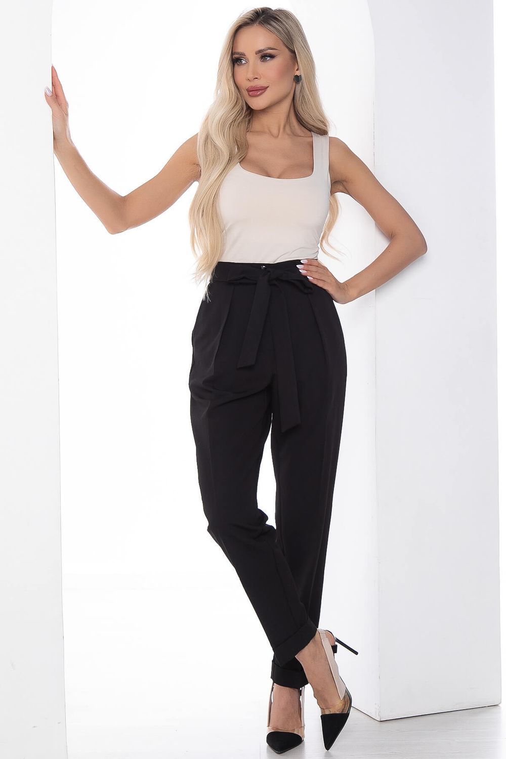 Брюки "Деловая встреча" (черные) Б9071 LT Collection