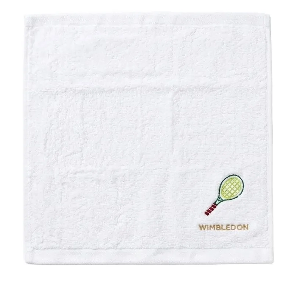 Полотенце теннисное Wimbledon Themed Face Towel Set 5P - white