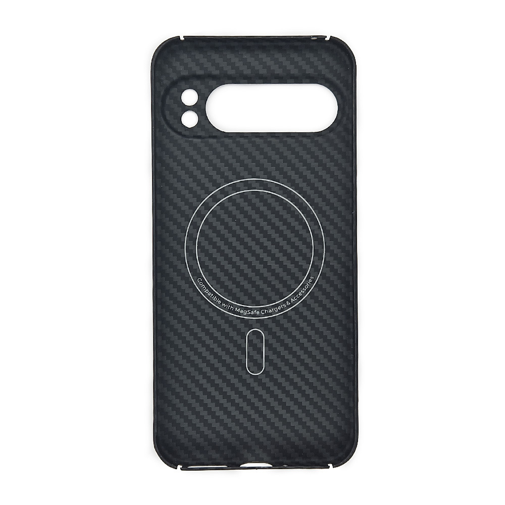 Карбоновый чехол MosSeller для Google Pixel 9 Pro XL с Магсейф, черный
