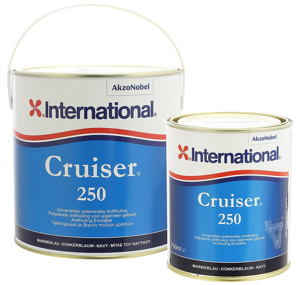 Необрастающая краска Cruiser 250, светло-синяя, 0,75 л (10264066)