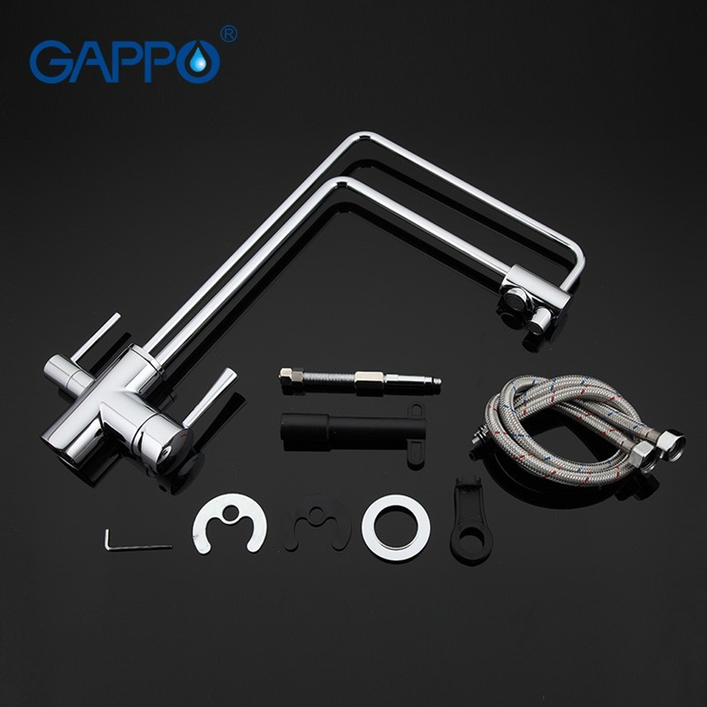 Смеситель для кухни GAPPO с подключением питьевого фильтра G4398-5