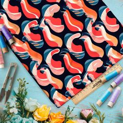 Ткань премиум дюспо призрачные перекаты облаков