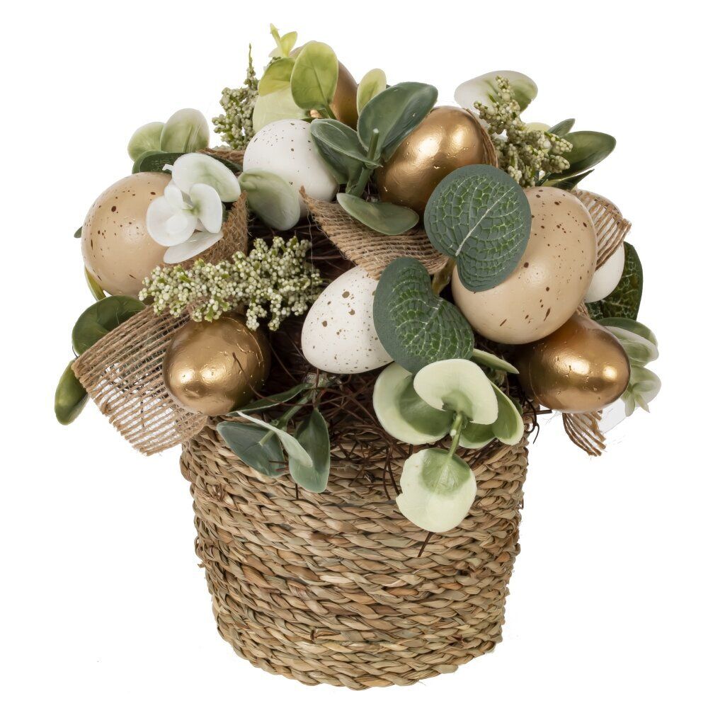 GAEM Цветочная композиция "Пасхальная", L19 W17 H19 см