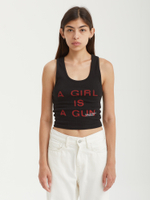 Женская Майка Girl Is A Gun