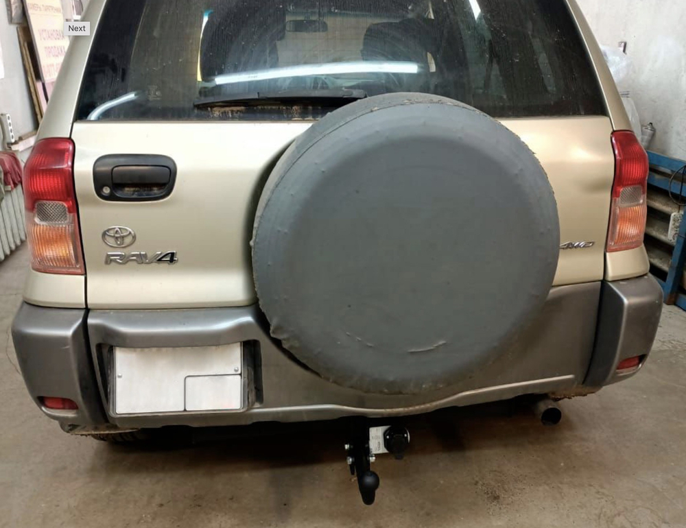 Фаркоп для Toyota RAV4 3/5 дверей 2000-2006, Chery Tiggo 2006-2014, Vortex Tingo 2010-2013 Тип шара: A. Нагрузки: 1000/50 кг, TY 16