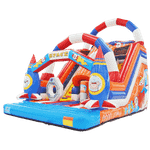 Коммерческий надувной батут "Новая ракета" 8*5*6 м