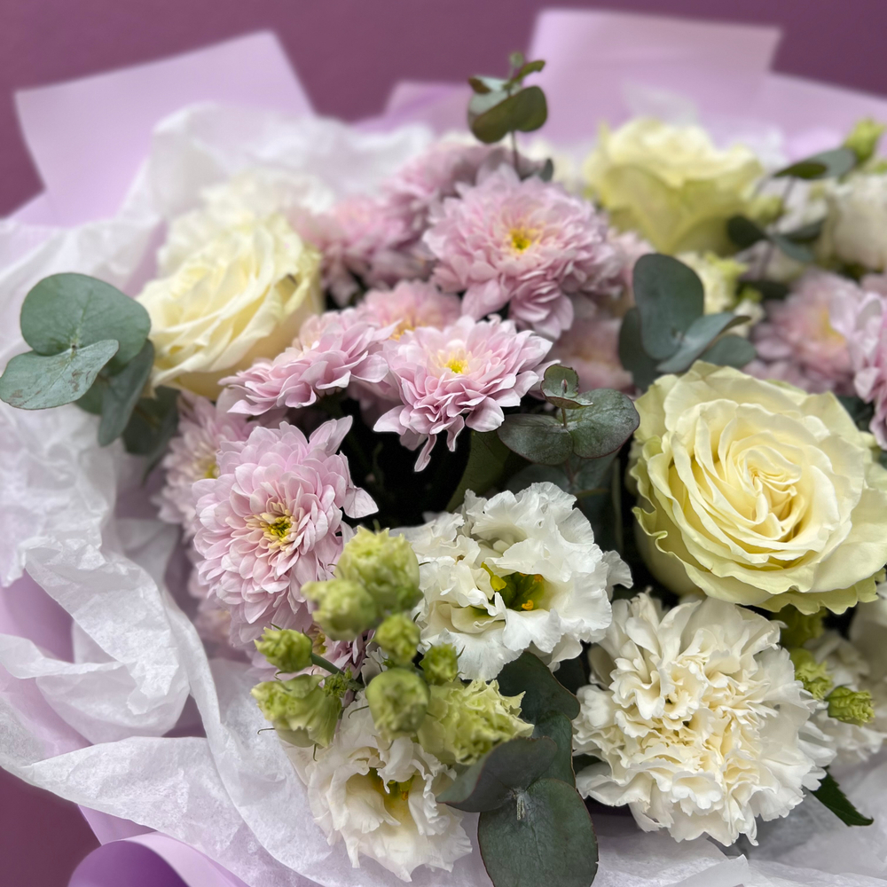 Букет "Пудровое облако" #32