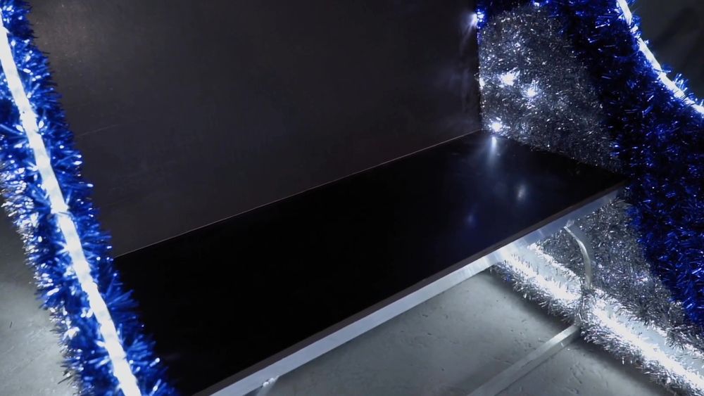 светодиодная конструкция "новогодние Сани Деда Мороза"