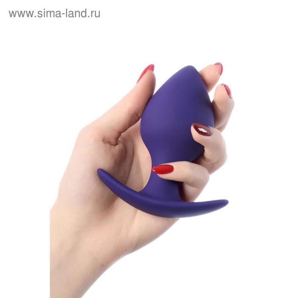 Анальная пробка Glob, силикон, 8 см, d=4 см