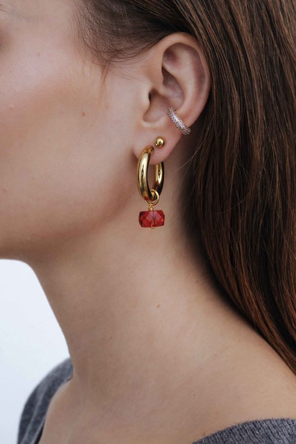 Подвеска Бусина плоская из граненого стекла 12 мм