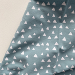 Фланель Треугольники на пыльном дениме
