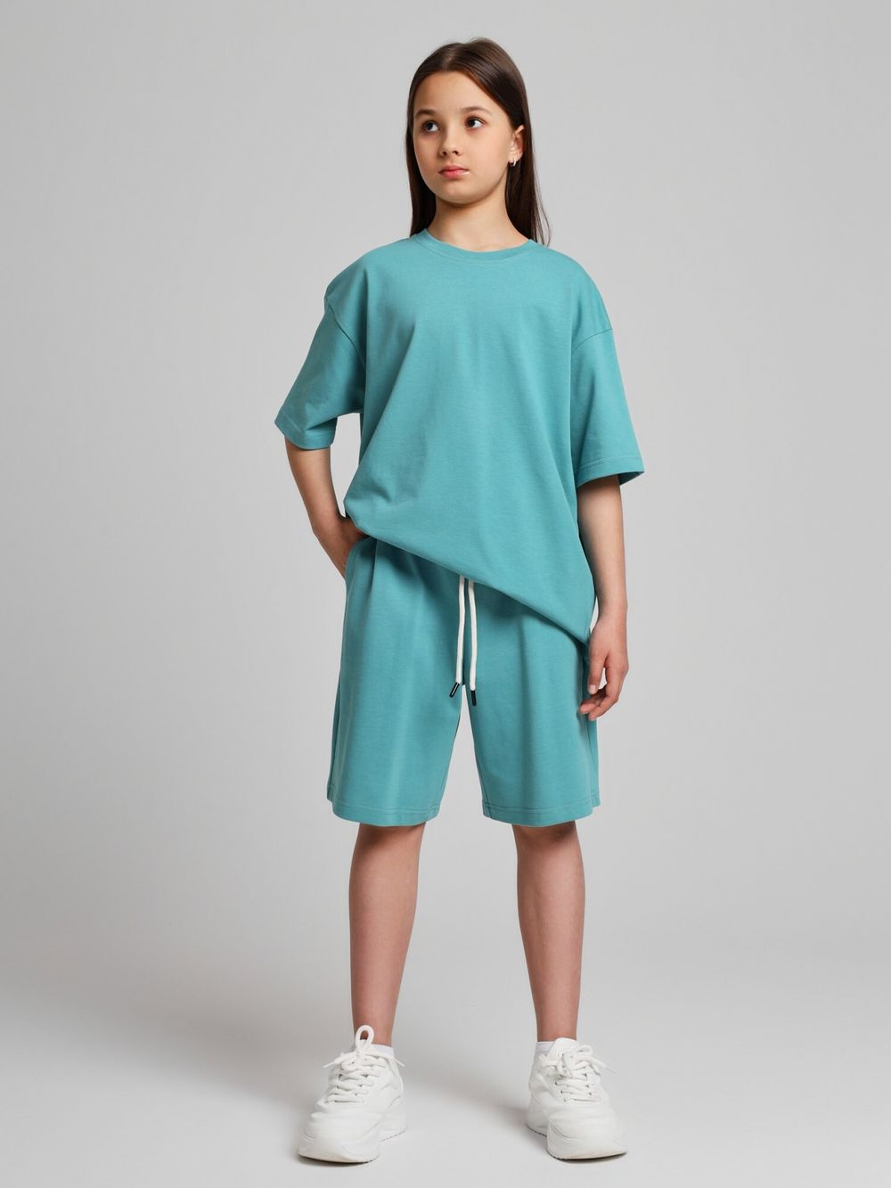 Костюм для девочки Азарт-1 Виотекс ЗЕЛЁНЫЙ