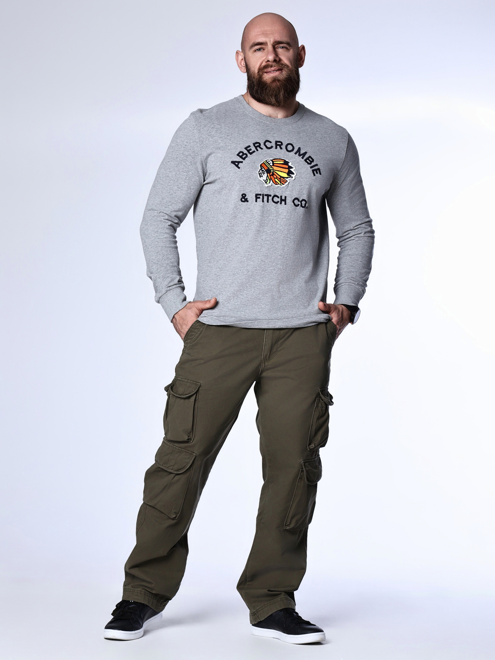 Лонгслив Abercrombie & Fitch ABL25
