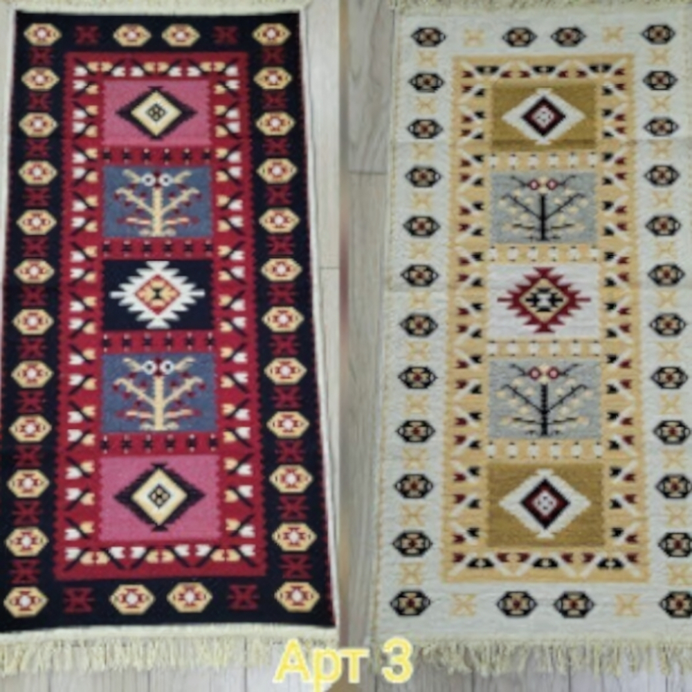 Коврик интерьерный с бахромой VOSTOK 80*150 (двухсторонний)