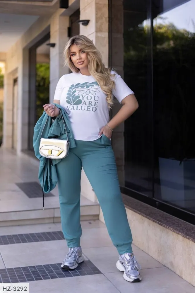 Костюм тройка HZ-3287 Фабрика Моды