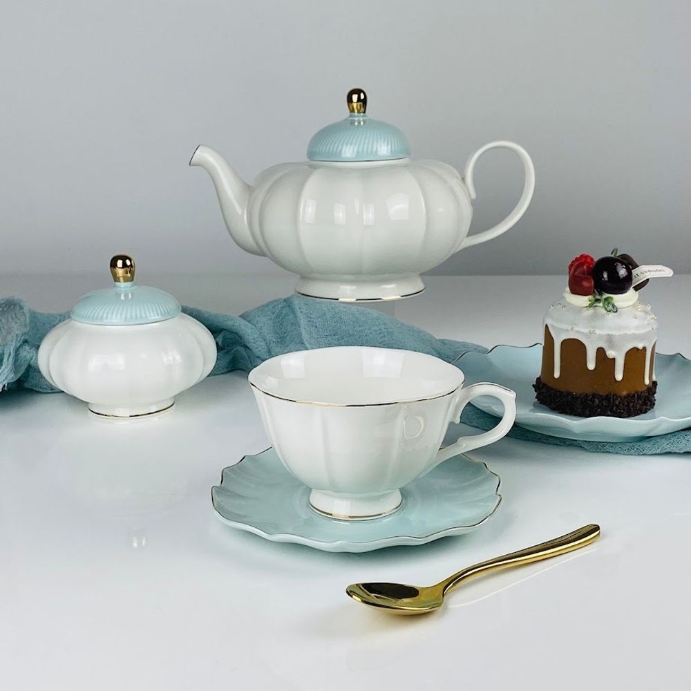 Lenardi 133-412 Чайный сервиз 22пр.280мл в под.уп.(х2)Фарфор