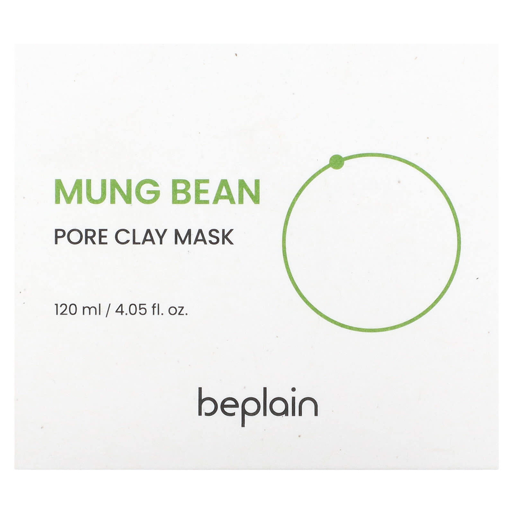 Beplain, Mung Bean, маска для красоты с глиной для пор, 120 мл (4,05 жидк. унц.)